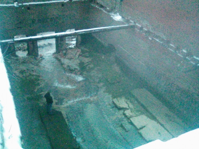 Разрушенная купальня на Парамоновских складах в Ростове-на-Дону