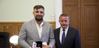 Рэпер Баста стал послом ЧМ-2018 от Ростова Василий Вакуленко (Баста) и Сергей Горбань // Фото: пресс-служба администрации Ростова