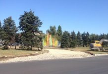 Новая схема движения на площади Гагарина в Ростове заработает на следующей неделе Строительство поворотной дороги на площади Гагарина // Фото: пресс-служба администрации Ростова