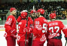 ХК «Ростов» обыграл «Чебоксары» на домашней площадке Тренировка ростовской хоккейной команды // Фото: Дарья Бланк