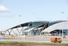 Названа предварительная стоимость проезда в автобусах от Ростова до нового аэропорта Платов Строительство аэропорта Платов // Фото: пресс-служба губернатора РО