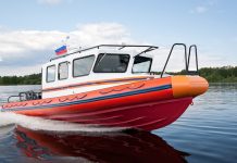 Лесные хозяйства Ростовской области получат новые микроавтобусы и катера Пожарный катер // фото с сайт arms-expo.ru