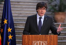 Конституционный суд Испании отменил декларацию о независимости Каталонии Карлес Пучдемон // Фото: AP Photo