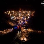 В Новочеркасске выстроили Звезду Победы на площади Ермака //Фото: Владимир Шилин, из профиля в соцсети ВКонтакте