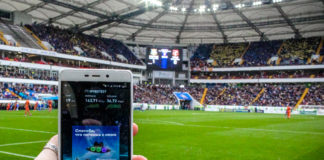 «МегаФон» показал самые высокие скорости на «Ростов-Арене» Проверка качества связи на стадионе Ростов-Арена //фото предоставлено компанией «Мегафон»