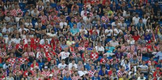 Матчи ЧМ-2018 в Ростове посетили более 214 тысяч зрителей Болельщики на стадионе "Ростов-Арена" во время матча Исландия - Хорватия //Фото: Денис Демков