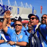 Болельщики сборных Уругвая и Саудовской Аравии на площади перед стадионом «Ростов-Арена» //Фото: Денис Демков