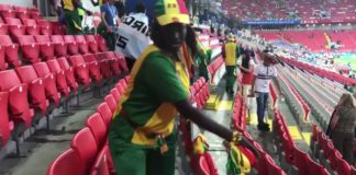 Болельщики из Сенегала и Японии убрались на стадионах после матчей своих сборных на ЧМ-2018