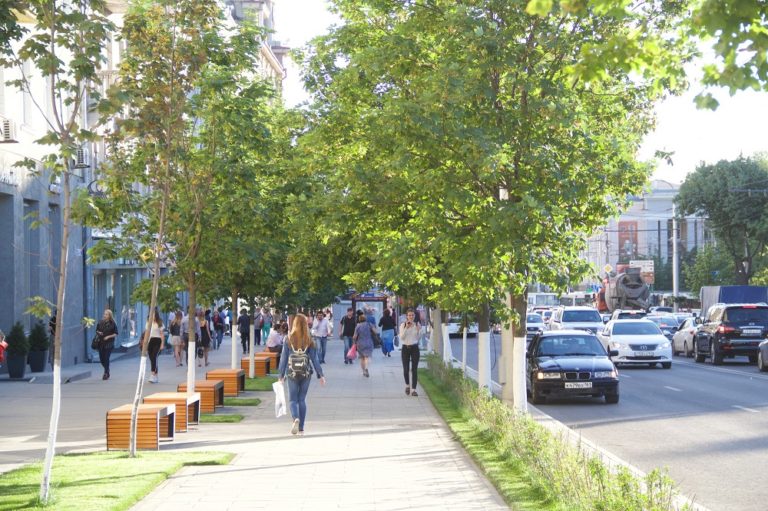 Улица Большая Садовая в Ростове //Фото: пресс-служба администрации Ростова