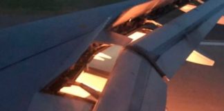 Тренер сборной Саудовской Аравии прокомментировал инцидент на борту самолета с игроками в Ростове Огонь, вырывающийся из правого двигателя авиалайнера при посадке в Ростове //Фото: twitter.com/OKAZ_online