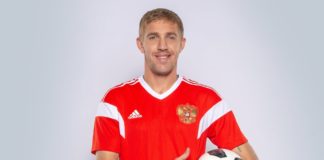 Первый гол ЧМ-2018 забил игрок сборной России Юрий Газинский