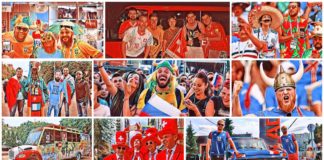 Пять эпизодов ЧМ-2018 в Ростове-на-Дону, которые превратили серые будни в яркий карнавал Яркие болельщик ЧМ-2018 в Ростове //Коллаж: "Городской репортер"