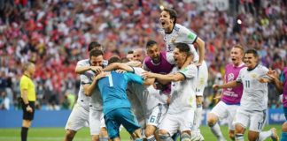 Сборная России вышла в четвертьфинал ЧМ-2018 по результатам игры со сборной Испании Сборная России на ЧМ-2018 //Фото: Чемпионат.ру