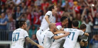 Сборная России сыграет со сборной Хорватии в 1/4 финала ЧМ-2018 Сборная Хорватии //Фото: Чемпионат.ру