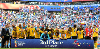 Сборная Бельгии стала бронзовым призером ЧМ-2018