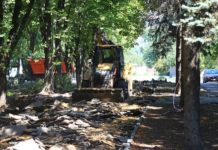 В Ростове парк Собино благоустроят к 30 октября этого года Работы по реконструкции парка Собино в Ростове //Фото: пресс-служба администрации Ростова-на-Дону