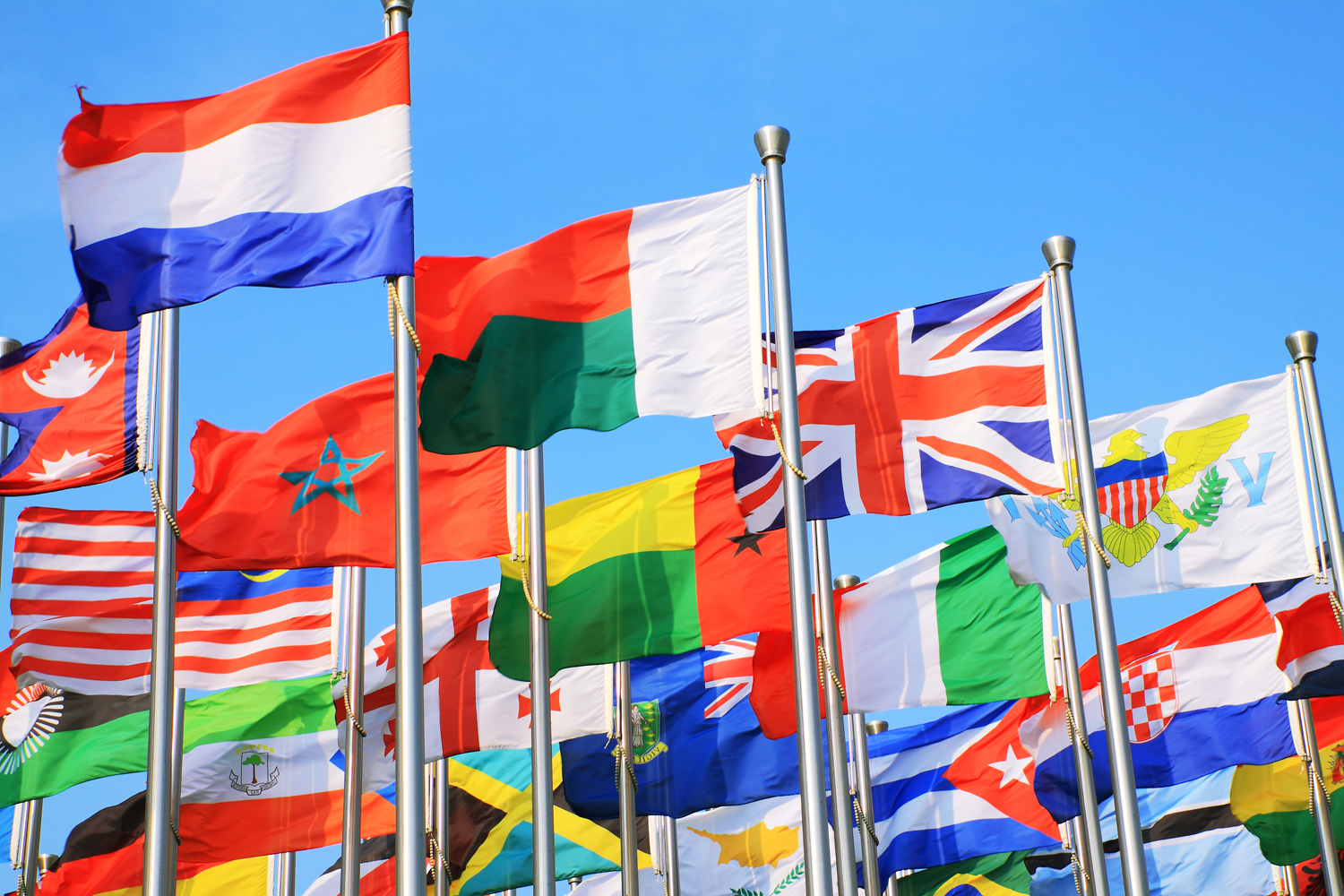 Флаги разных стран мира фото
