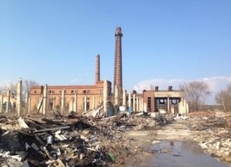 В Ростове начали сносить бывший завод «Электроаппарат» Территория бывшего завода «Электроаппарат» //Фото с сайта wikimapia.org