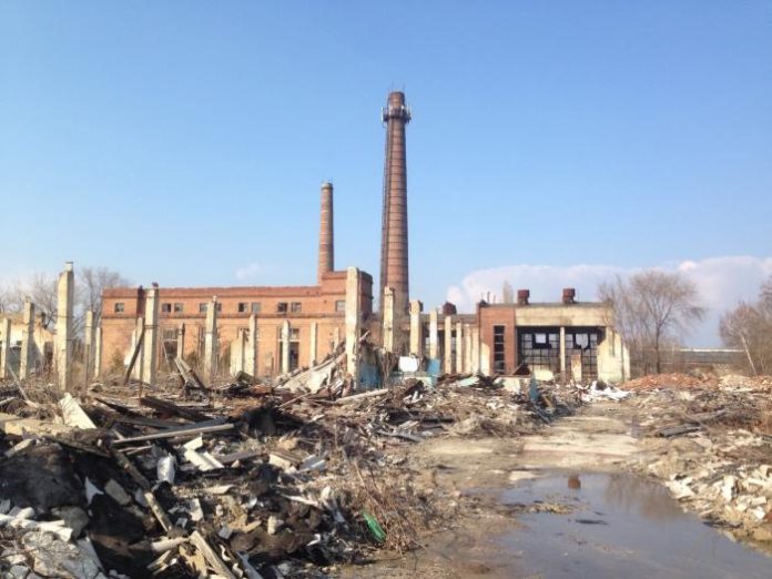 Территория бывшего завода «Электроаппарат» //Фото с сайта wikimapia.org