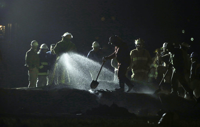 Взрыв на трубопроводе в Мексике//Фото: AP Photo/Claudio Cruz