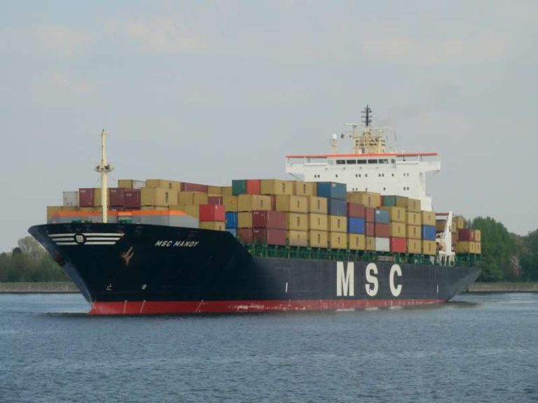Контейнеровоз MSC Mandy //Фото с сайта shipspotting.com