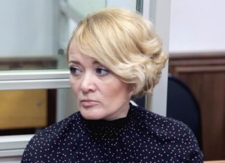 Бывшая ростовская активистка приговорена заочно к 17 годам колонии за финансирование терроризма Анастасия Шевченко (признана иноагентом) во время судебного заседания 7 февраля 2019 года //Фото: Анастасия Куньчикова, "Городской репортер"