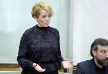 Прокурор запросил для Анастасии Шевченко пять лет колонии Анастасия Шевченко во время судебного заседания 7 февраля 2019 года //Фото: Анастасия Куньчикова, "Городской репортер"