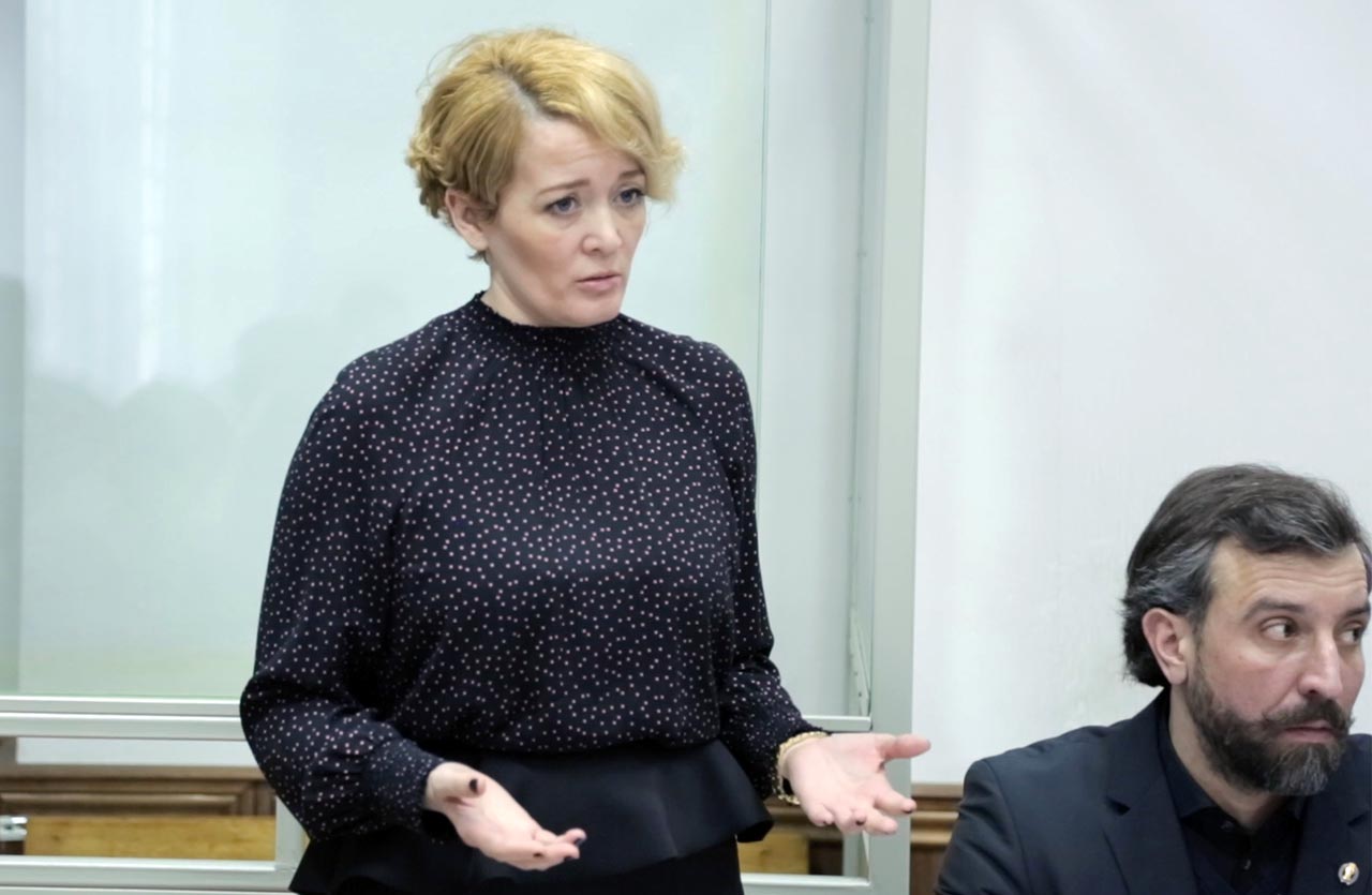 Анастасия Шевченко во время судебного заседания 7 февраля 2019 года //Фото: Анастасия Куньчикова, "Городской репортер"