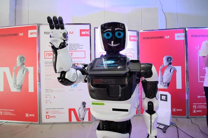 Робот-андроид на выставке «Робостанция МТС» //Фото предоставлено пресс-службой проекта «Поколение М»