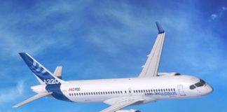 «Азимут» планирует приобрести более вместительные авиалайнеры в 2020 году Airbus A220 // Фото: Airbus