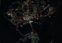 На борту МКС сфотографировали вид Ростова-на-Дону из космоса Ростов с космоса//Фото: Роскосмос