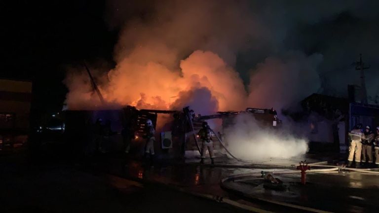 Пожар в бане//Фото: ГУ МЧС России по Ростовской области