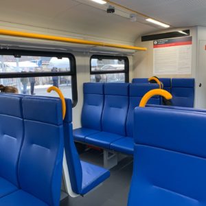 Новый рельсовый автобус РА-3 //Фото: Екатерина Мацкиева