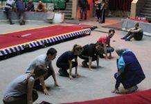 В Ростовском государственном цирке прошёл мастер-класс по акробатике для журналистов