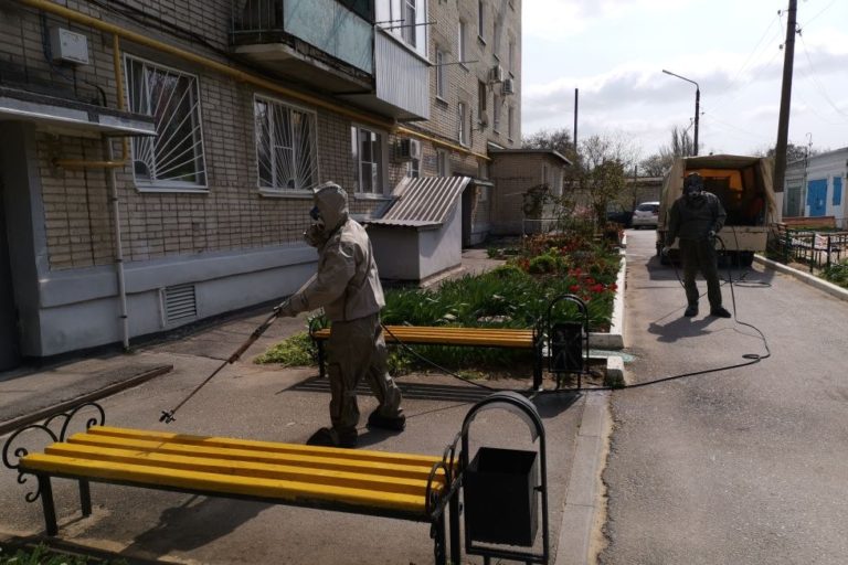 В Ростовской области к дезинфекции муниципалитетов присоединились добровольные пожарные