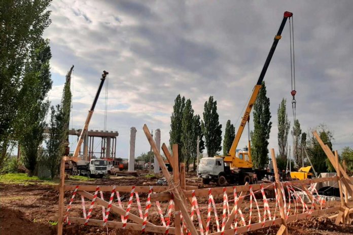 Строительство моста в Волгодонске//Фото: правительство РО