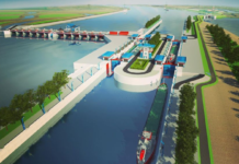 После сдачи Багаевского гидроузла втрое вырастут грузоперевозки по Дону Багаевский гидроузел//Фото: ПортНьюс