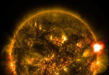 Магнитная буря накроет Ростовскую область на неделе Вспышки на Солнце//Фото: Twitter