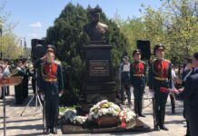 В Ростове в парке «Дружба» открыли бюст маршала Баграмяна