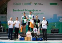 Зеленый Марафон Сбера собрал на юге России более 17 тысяч участников Победители Зеленого Марафона - 2021 //Фото: пресс-служба Сбера