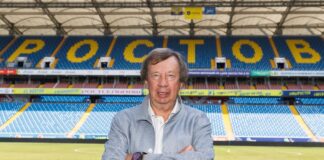 ФК «Ростов» одержал первую победу в новом сезоне чемпионата Российской премьер-лиги Юрий Семин //Фото: пресс-служба ФК "Ростов"