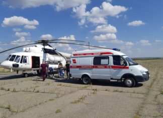 В Пролетарске 18 человек пострадали во время пожара на складе топлива