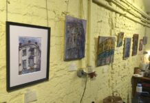 Разрушение исторического Ростова: Арт Базар сделал выставку о старинных домах на Семашко Выставка, посвященная домам на Семашко // фото: София Дубко